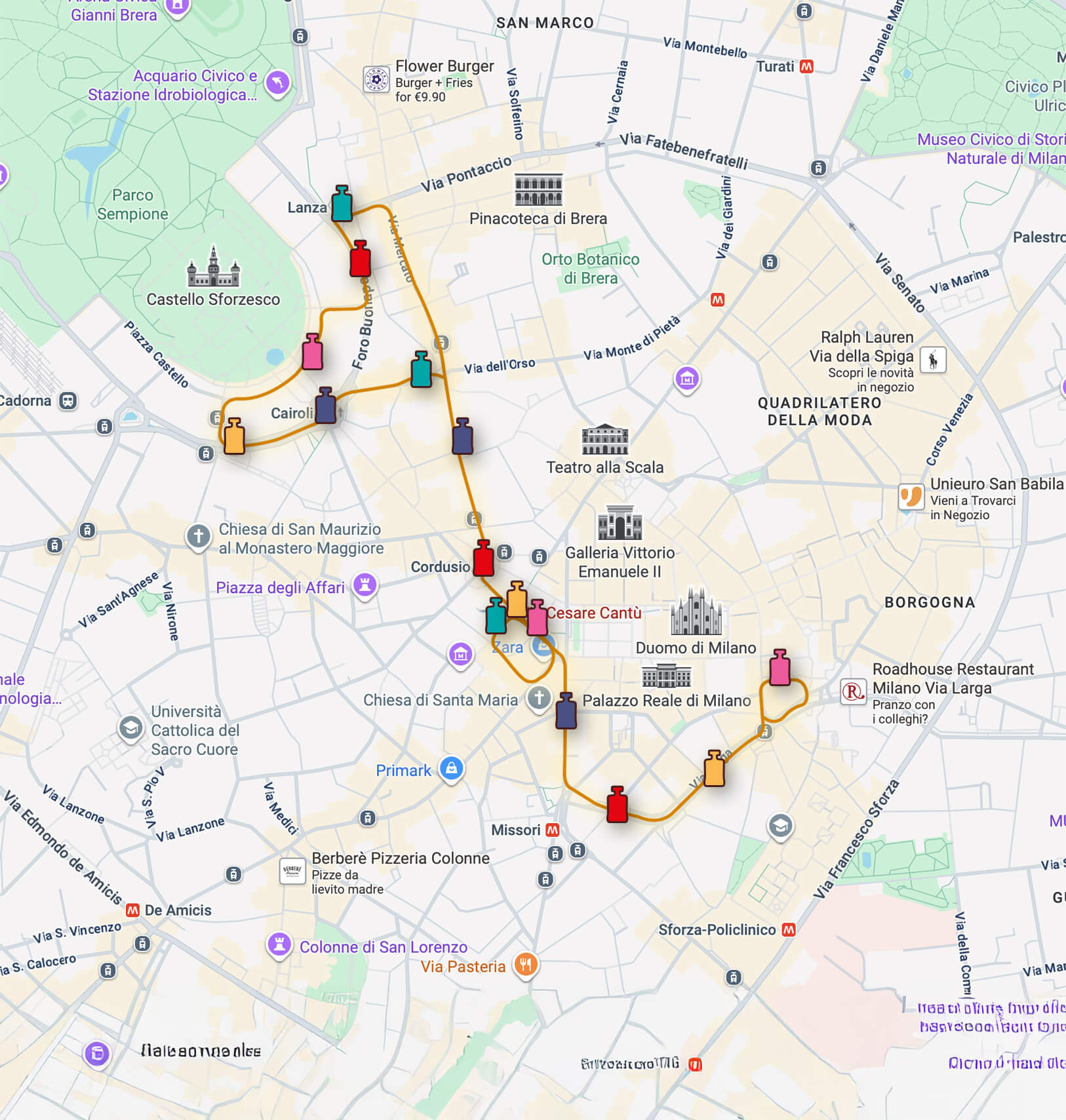 Disaronno percorso tram